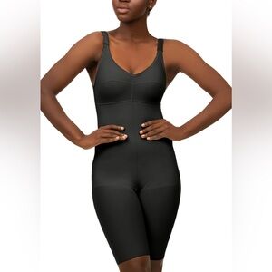 Isavela Mid-Thigh Compression Bodysuit w/Bra (BB04)